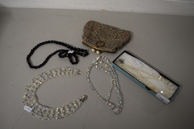 Lot 138 - Mixed Lot: Costume necklaces and a small...