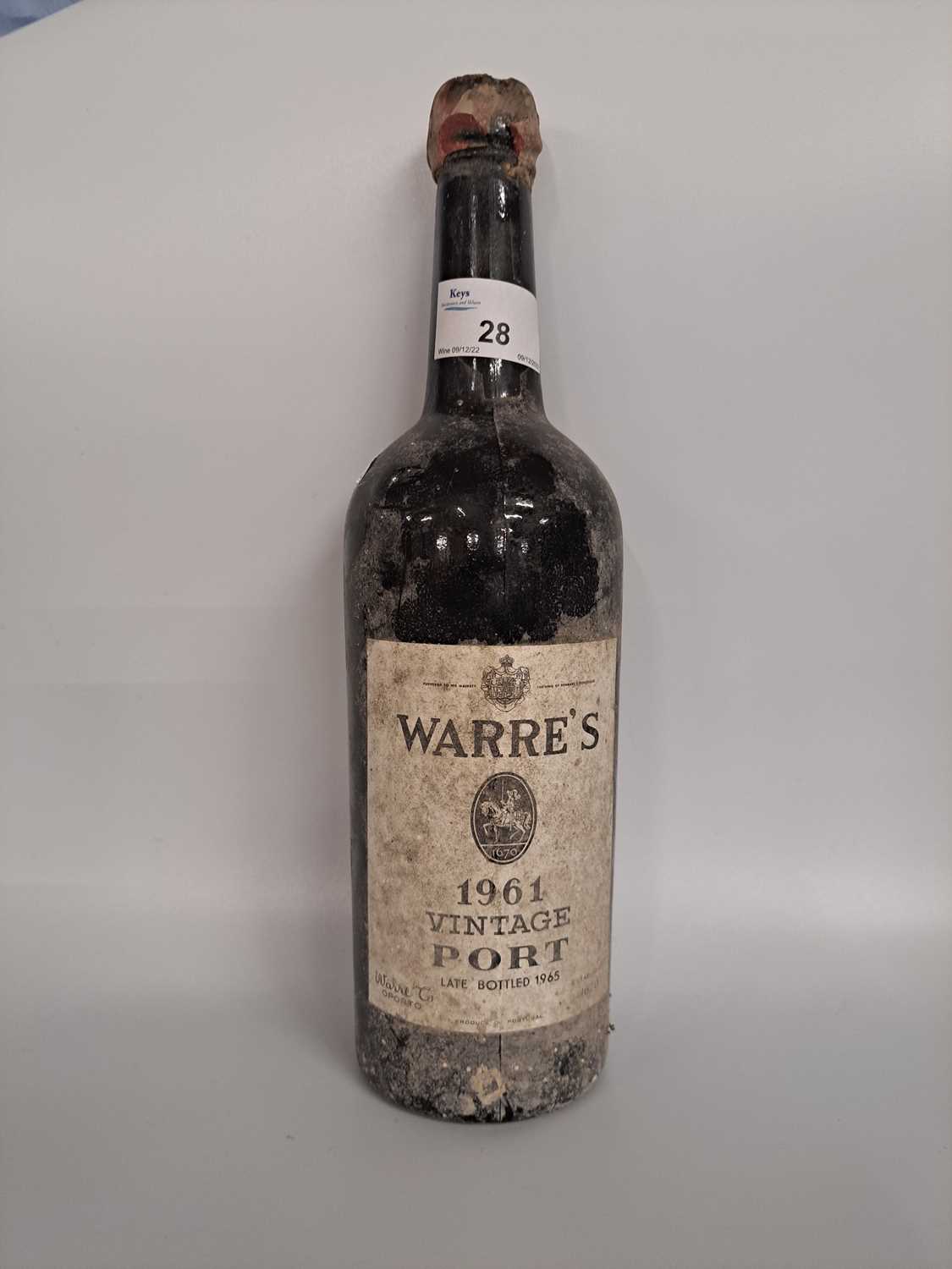 Lot 28 Warren 1961 Vintage Port