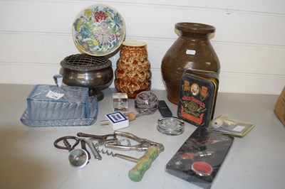 Lot 170 - Mixed Lot: Large terracotta bowl, various...