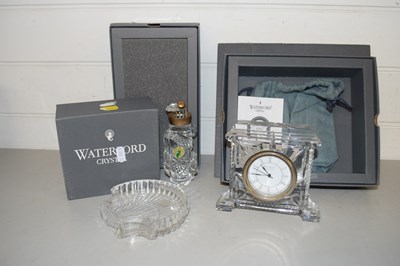 Lot 181 - Waterford Crystal mantel clock, model of a...