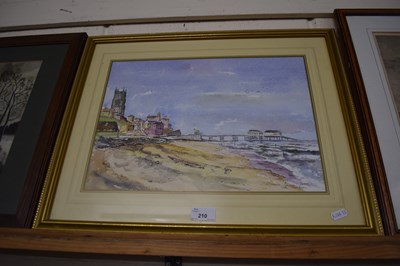 Lot 210 - John Thompson, study of Cromer, watercolour,...