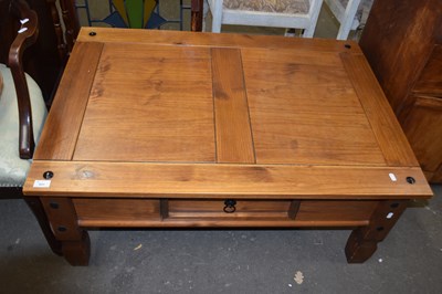 Lot 851 - Modern pine coffee table