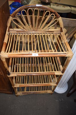 Lot 854 - Bamboo shelf