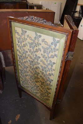 Lot 863 - Early 20th Century folding screen with...