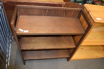 Lot 866 - Small plywood shelf unit