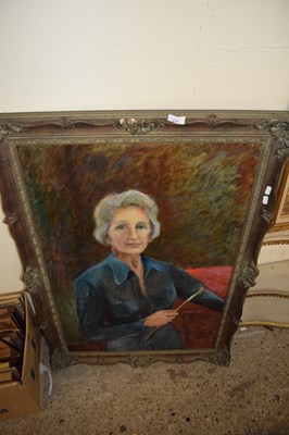 Lot 231 - 20th Century school portrait study of a lady...