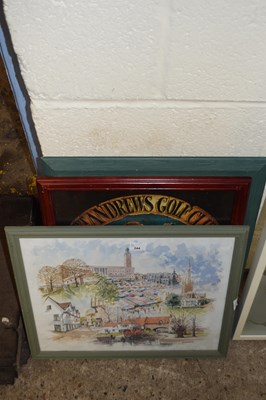 Lot 244 - Coloured print, Norwich scenes after Martin...