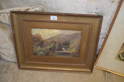 Lot 286 - Hadfield Cubley, study of a river valley, oil...