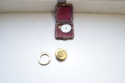 Lot 155 - EARLY 19TH CENTURY FUSEE POCKET WATCH MOVEMENT