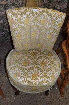 Lot 327 - Floral upholstered bedroom chair