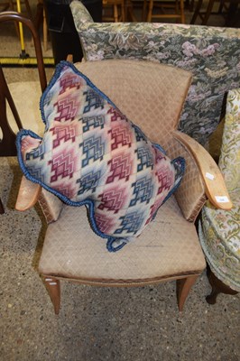 Lot 328 - Early 20th Century hardwood framed side chair