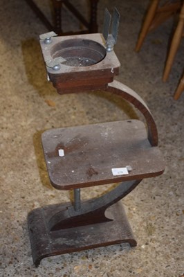 Lot 378 - Art Deco style smokers stand, 75cm high