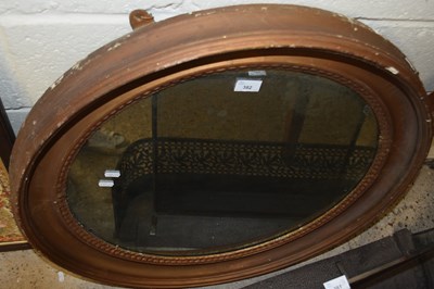 Lot 382 - Large 19th Century porthole style wall mirror,...