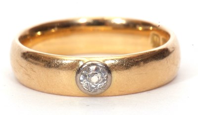 Lot 71 - Early 20th Century 18ct gold and diamond ring,...