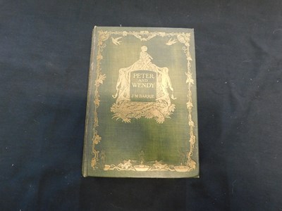 Lot 15 - SIR JAMES MATTHEW BARRIE: PETER AND WENDY, ill...