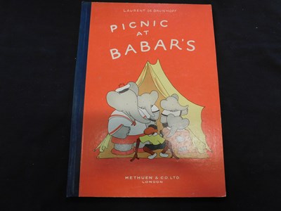 Lot 39 - LAURENCE DE BRUNHOFF: PICNIC AT BABAR'S,...