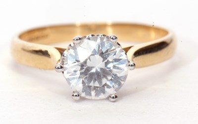 Lot 79 - Cubic Zirconia cluster ring, a flower head...