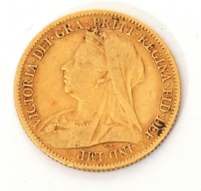 Lot 86 - Victorian half sovereign dated 1899