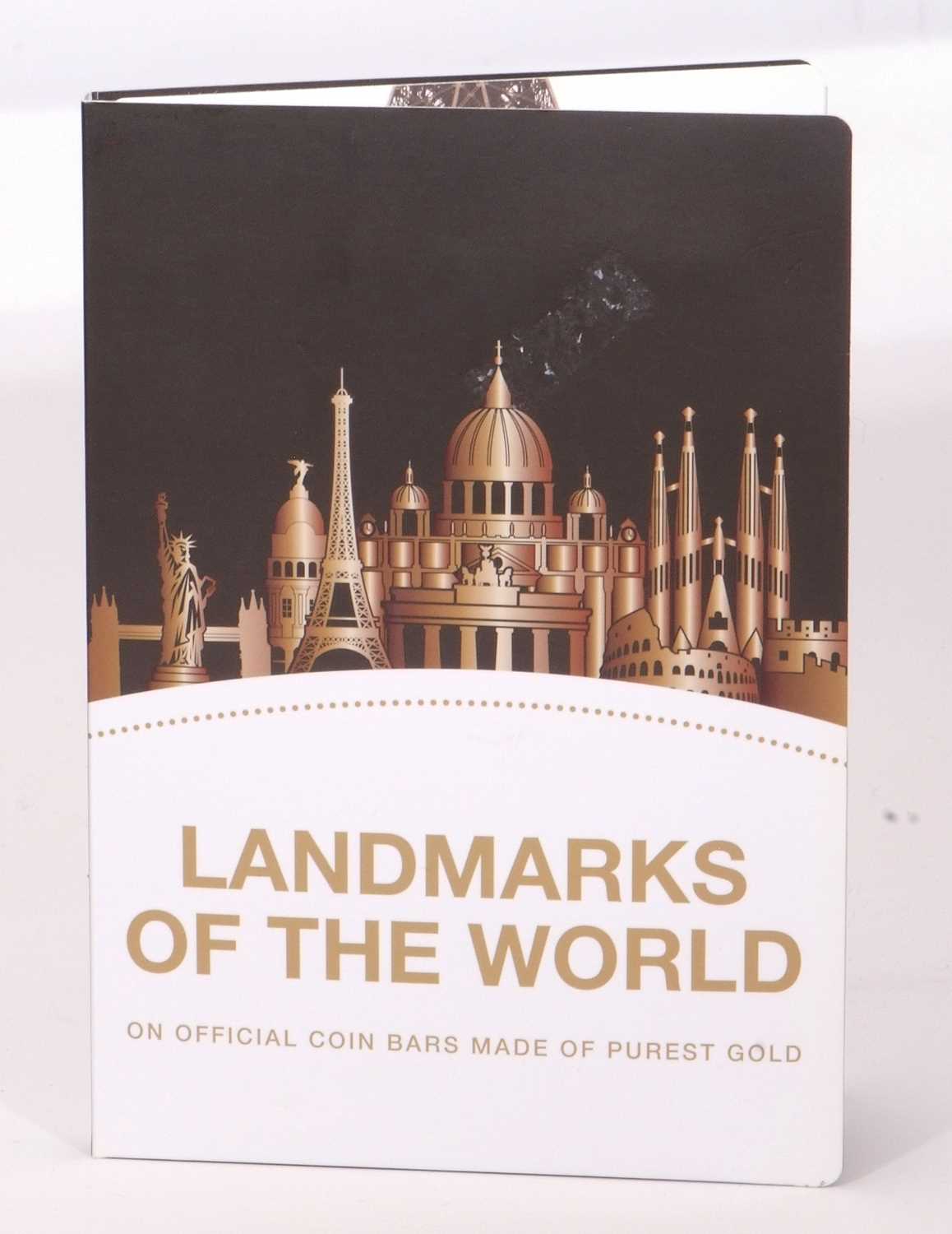 Lot 89 - Landmarks of the World Gold Coin Bars, 12/100...