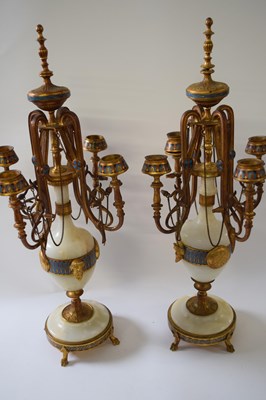 Lot 399 - A pair 19th century French gilt metal,...