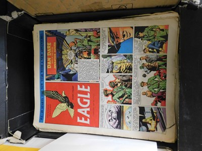 Lot 69 - Three boxes Eagle Comic, 1950-56, 120 plus...