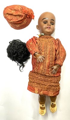 Lot 125 - A Simon & Halbig bisque head doll, formed as...