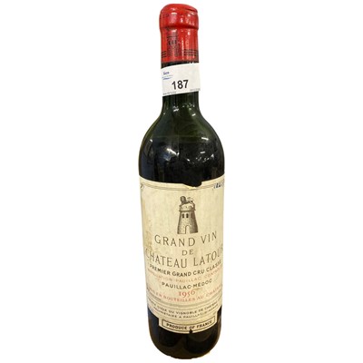 Lot 187 - One bottle of Grand Vin de Chateau Latour,...