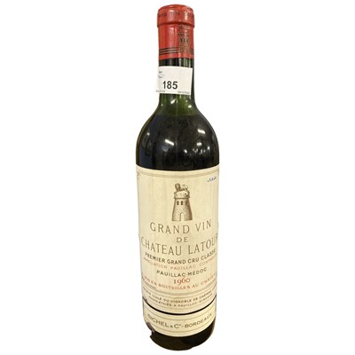 Lot 185 - One bottle of Grand Vin de Chateau Latour,...