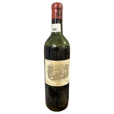 Lot 184 - One bottle of Chateau Lafite Rothschild, 1960