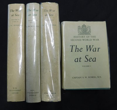 Lot 267 - STEPHEN WENTWORTH ROSKILL: THE WAR AT SEA 1939-...