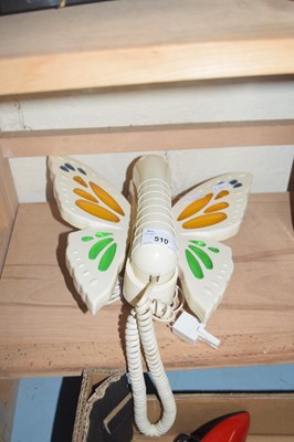 Lot 510 - Novelty butterfly shaped telephone