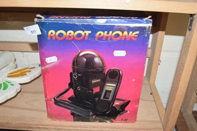 Lot 511 - Novelty Robot telephone