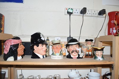 Lot 521 - Mixed Lot: Royal Doulton character jugs to...