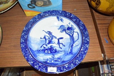 Lot 527 - Doulton Burslem blue and white charger...