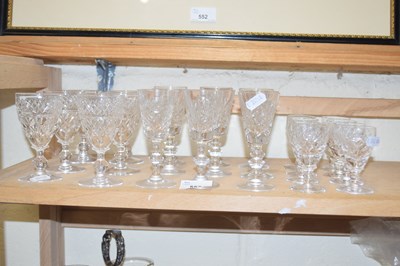 Lot 553 - Collection of Stuart and other drinking glasses