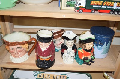 Lot 572 - Mixed Lot: Assorted Toby jugs to include Royal...