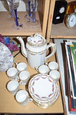 Lot 579 - Modern French floral decorated coffee set