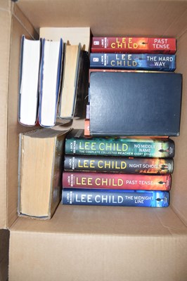 Lot 612 - One box of books Lee Child and others