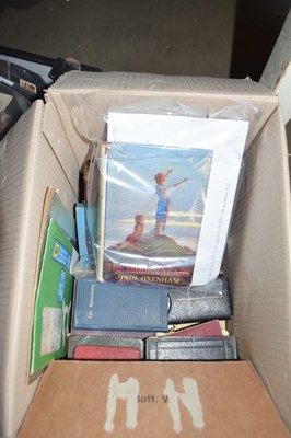 Lot 618 - One box of mixed books and ephemera to include...