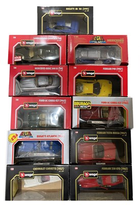 Lot 50 - A mixed lot of Bburago die-cast vehicles in...