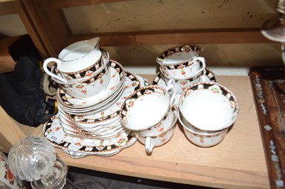 Lot 673 - Quantity of Edwardian gilt rimmed tea ware