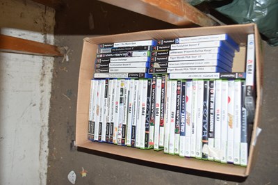 Lot 698 - Box of X-Box and Playstation games