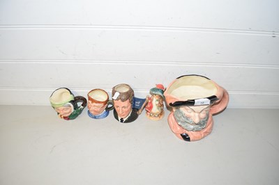 Lot 70 - Mixed Lot: Royal Doulton character jugs to...