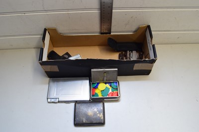Lot 164 - BOX OF MIXED ITEMS TO INCLUDE CIGARETTE...