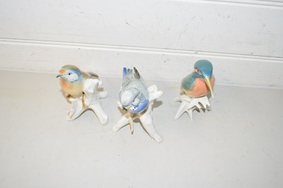 Lot 86 - Karl Ens model birds (3)