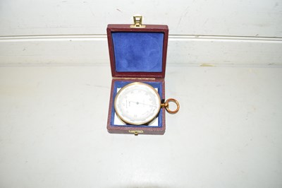 Lot 128 - Selsi Compensated travel barometer with case