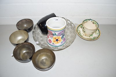 Lot 159 - Poole Pottery vase, Masons cup and saucer,...