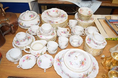 Lot 728 - Large quantity of Crown Derby Derby Posies tea...