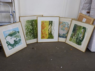 Lot 784 - Anne Rooke Five various coloured prints