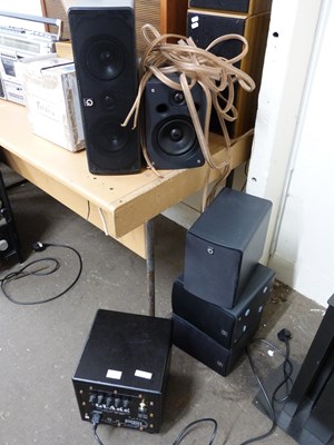 Lot 811 - Quake surround sound speaker system